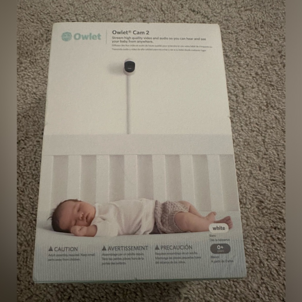 Owlet Baby Camera in White